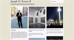 Desktop Screenshot of josephketner.com